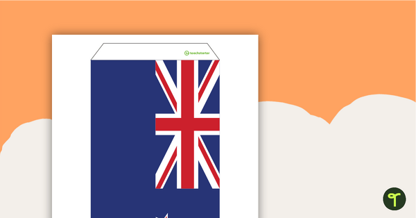 New Zealand Flag - Rectangular Bunting teaching resource