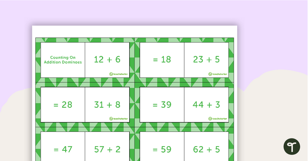 Go to Counting On Addition Dominoes teaching resource