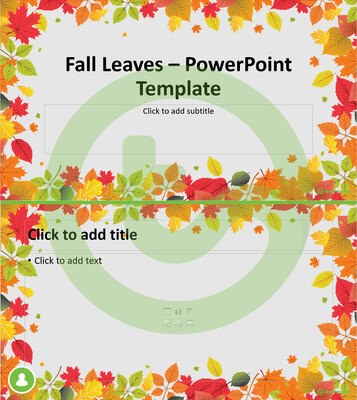 Fall Leaves – PowerPoint Template teaching resource