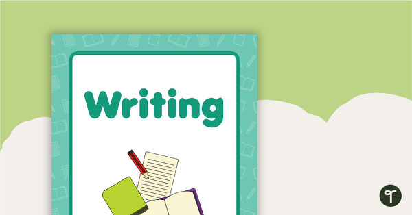 Go to Writing Book Cover - Version 2 teaching resource