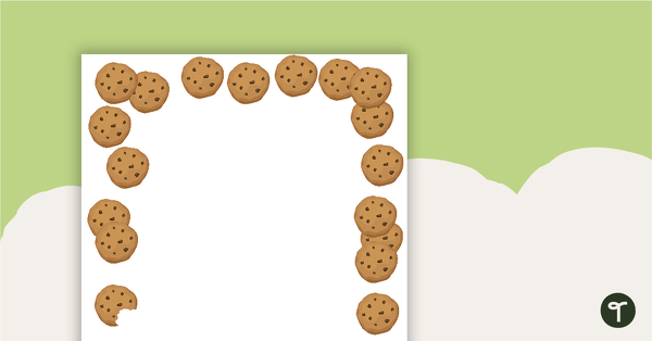 Cookies and Treats Page Borders teaching resource