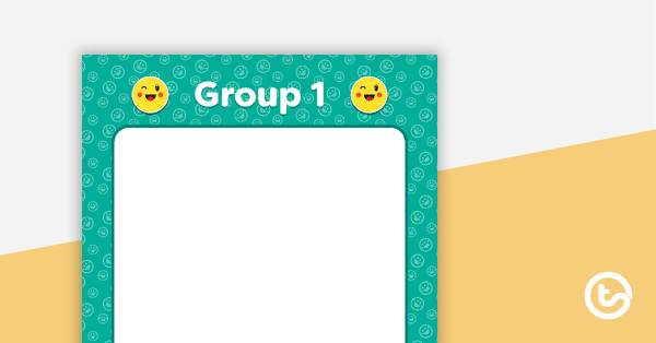 Emoji - Group Posters teaching resource
