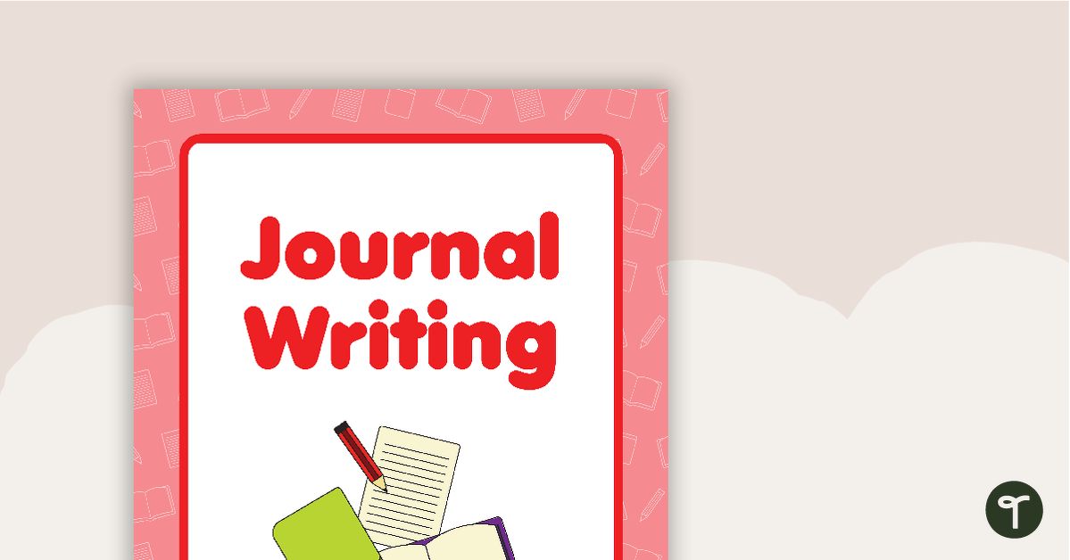 Journal Writing Book Cover - Version 2 teaching resource