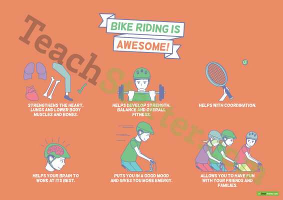 Bike Riding Posters teaching resource
