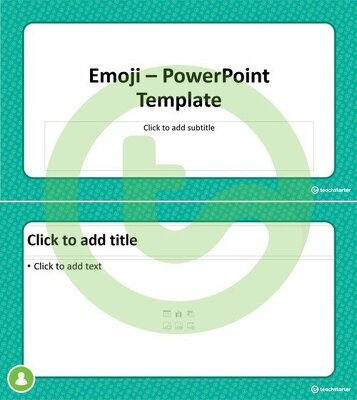Emoji – PowerPoint Template teaching resource