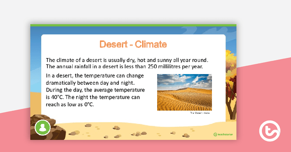 Desert PowerPoint teaching resource