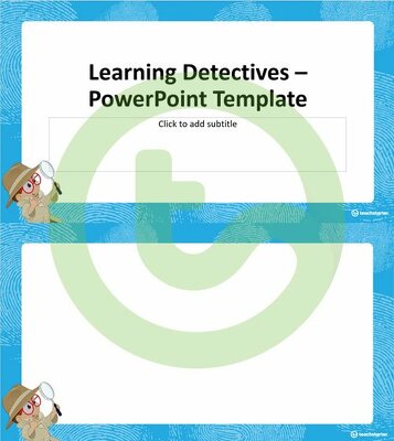Learning Detectives – PowerPoint Template teaching resource
