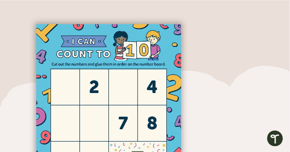 Counting to 10 Activity teaching resource