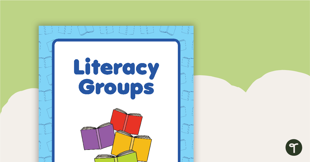 Literacy Groups Book Cover - Version 2 teaching resource