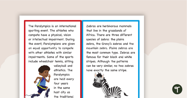 Preview image for Informative Paragraphs Sequencing Activity - teaching resource