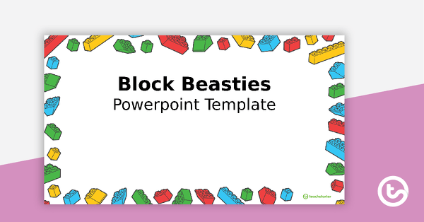 Go to Block Beasties - PowerPoint Template teaching resource