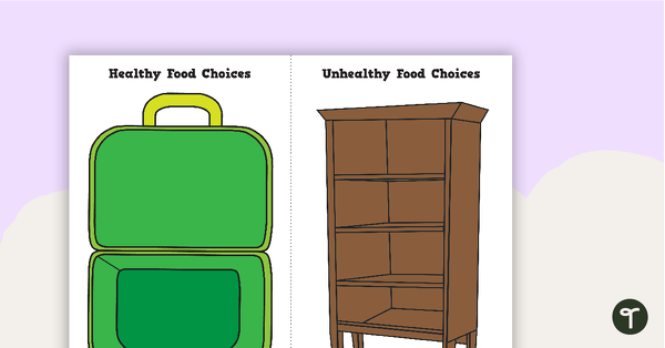 Food Choices Sorting Activity teaching resource