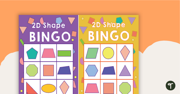 Image of 2-D Shape Bingo