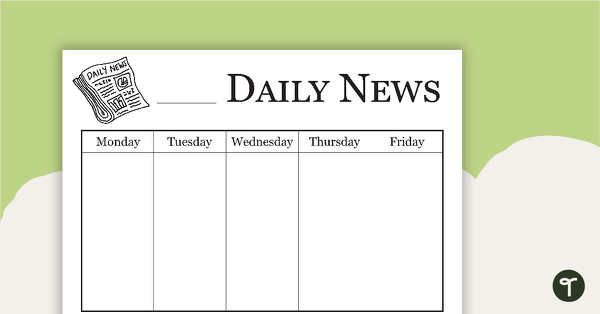 Go to Daily News Chart - BW teaching resource