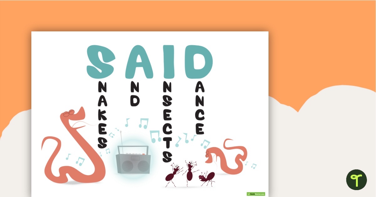Spelling Mnemonics Posters for the Classroom teaching resource