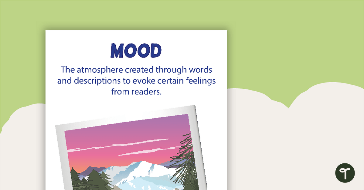Mood - Literary Element Poster teaching resource