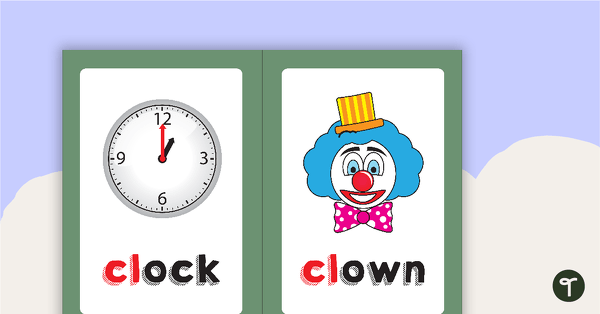Preview image for Cl Blend Flashcards - teaching resource