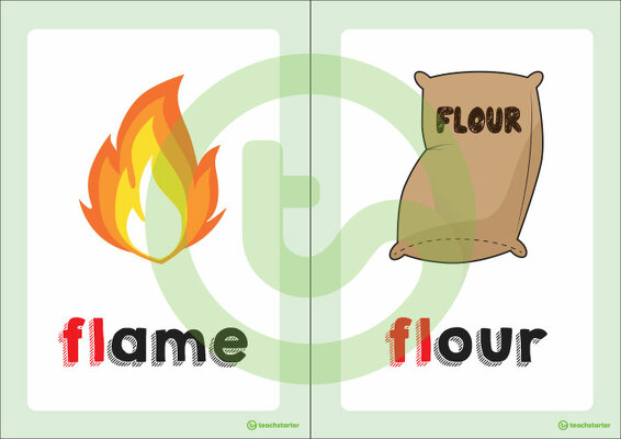 Fl Blend Flashcards teaching resource