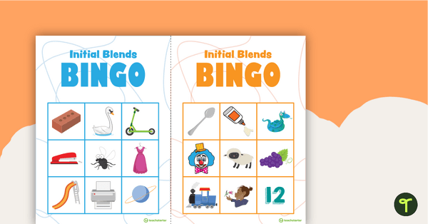 Go to Initial Blends Bingo teaching resource