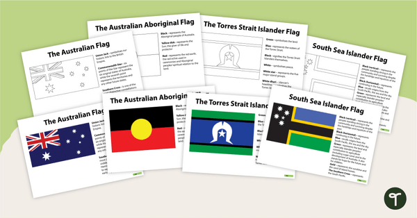 Preview image for Significant Australian Flags - teaching resource