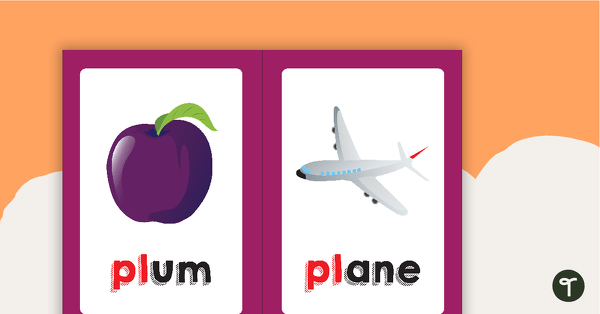 Go to Pl Blend Flashcards teaching resource