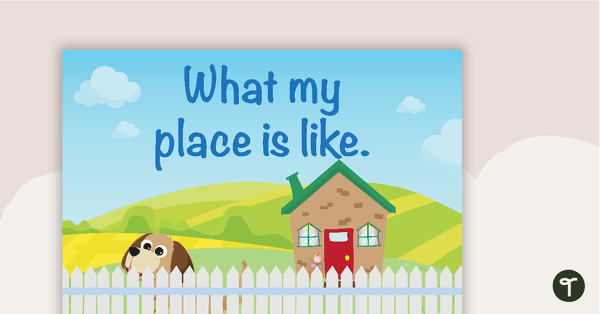 Go to My Place - Geography Word Wall Vocabulary teaching resource