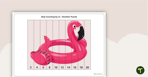 Preview image for Skip Counting Number Puzzles - teaching resource