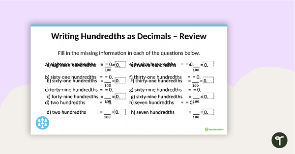 Introducing Decimal Numbers PowerPoint teaching resource