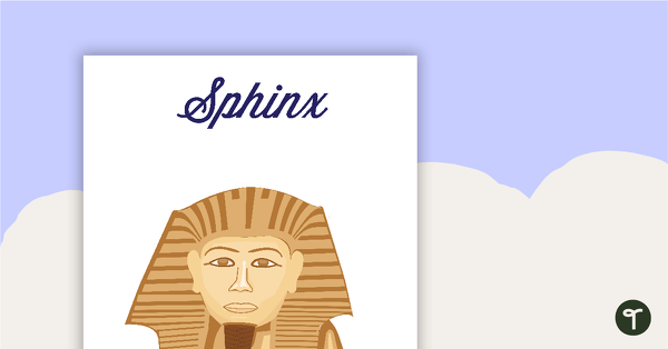 Ancient Egypt Illustrated Posters teaching resource