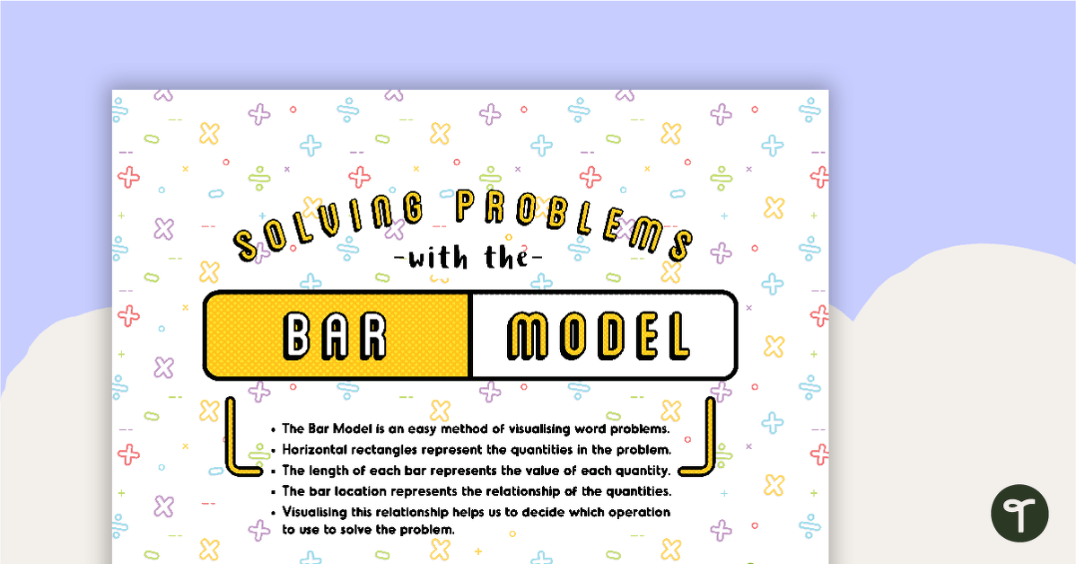 Bar Model Poster Pack teaching resource
