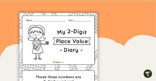 My 2-Digit Place Value Diary teaching resource