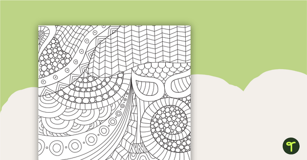 Go to Mindfulness Colouring In Sheets - Portrait teaching resource