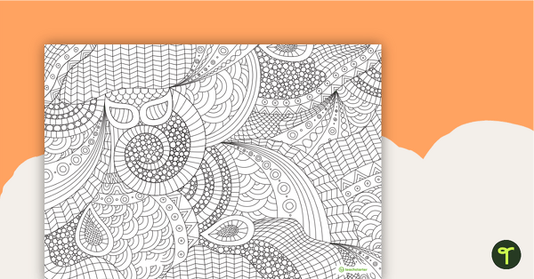 Go to Mindfulness Colouring In Sheet - Landscape teaching resource