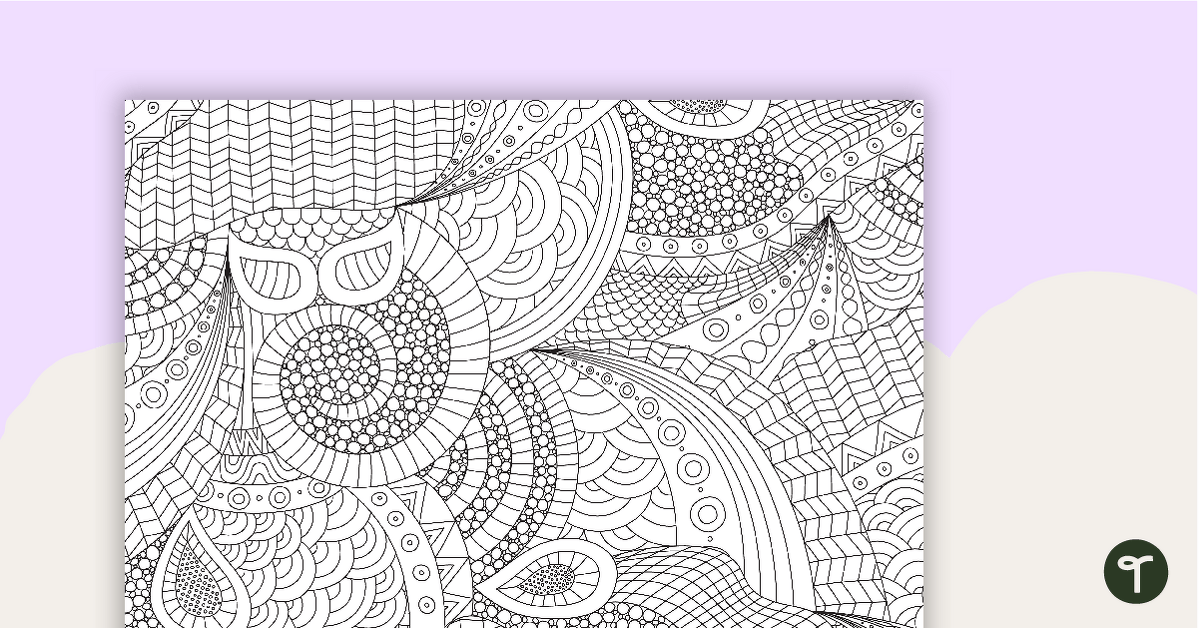 The Art of Mindfullness Colouring book. Finished pages, tips and walk  through. 
