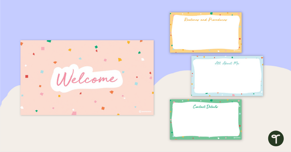 Preview image for Back to School – Parent Information Slide Templates - teaching resource