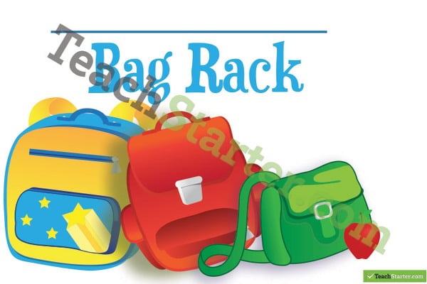 Bag Rack Posters teaching resource