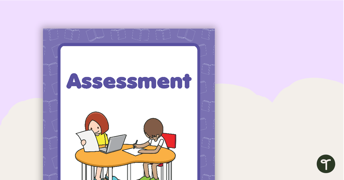 Assessment Book Cover teaching resource