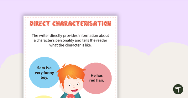Preview image for Direct and Indirect Characterisation - teaching resource