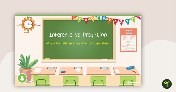 Preview image for Inference vs Prediction - Presentation - teaching resource