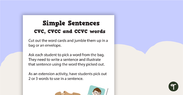 去CVC CCVC CVCC句子表教学资源