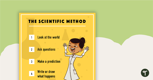 The Scientific Method Poster - Lower Grades teaching resource