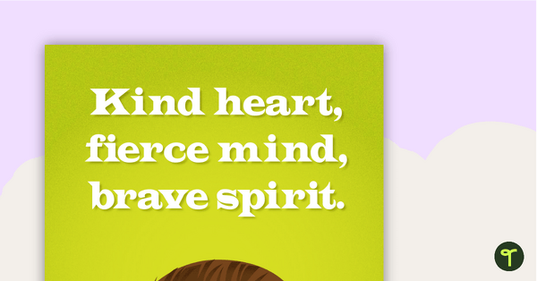 Kind Heart Positivity Poster teaching resource
