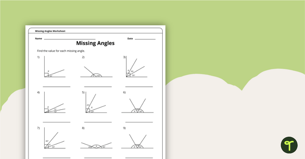 Types of Angles Teaching Slides