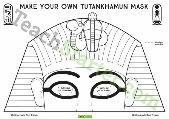 Make Your Own King Tutankhamun Mask teaching resource