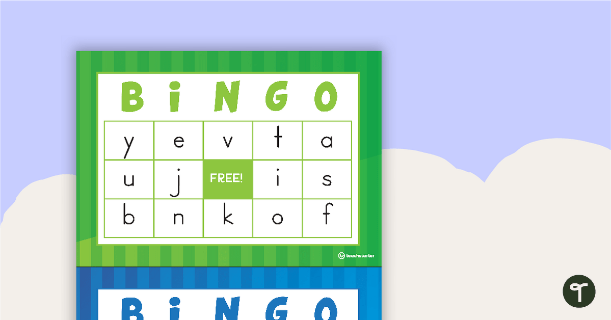 Alphabet Bingo - Upper and Lowercase Recognition teaching resource