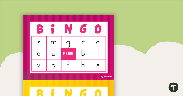 Alphabet Bingo - Upper and Lowercase Recognition teaching resource
