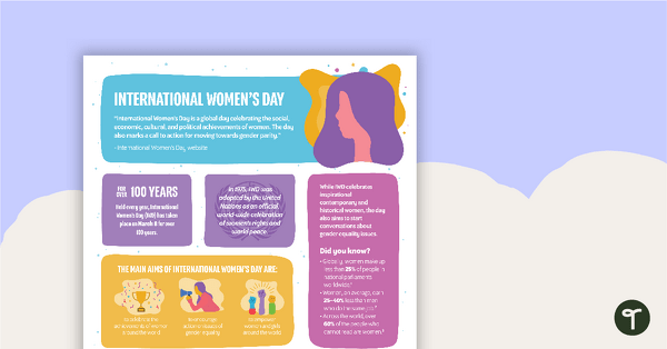 Preview image for International Women's Day Fact Sheet - teaching resource