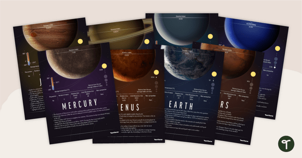 Image of Planets of the Solar System Posters