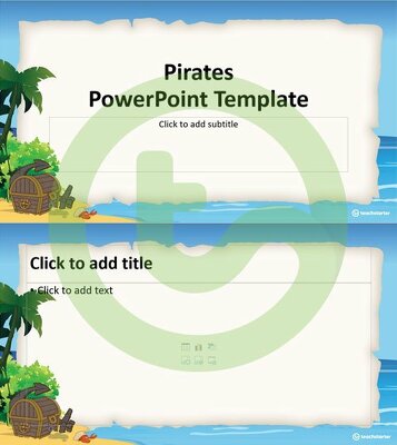 Preview image for Pirates – PowerPoint Template - V2 - teaching resource