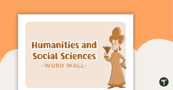 Image of Learning Areas - Word Wall - Humanities and Social Sciences